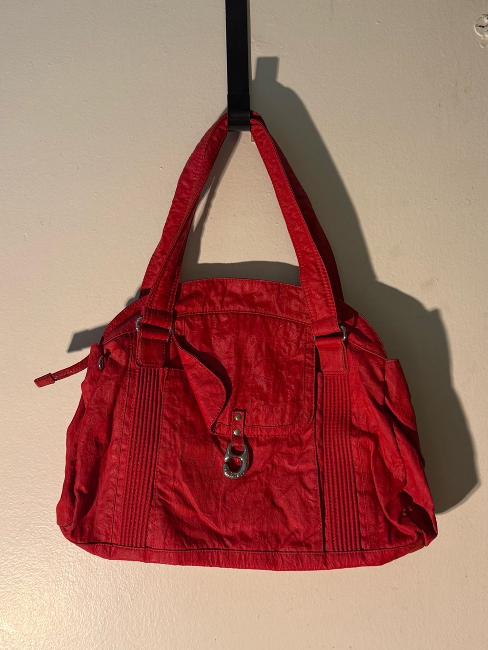 Vintage Kipling Red Bag